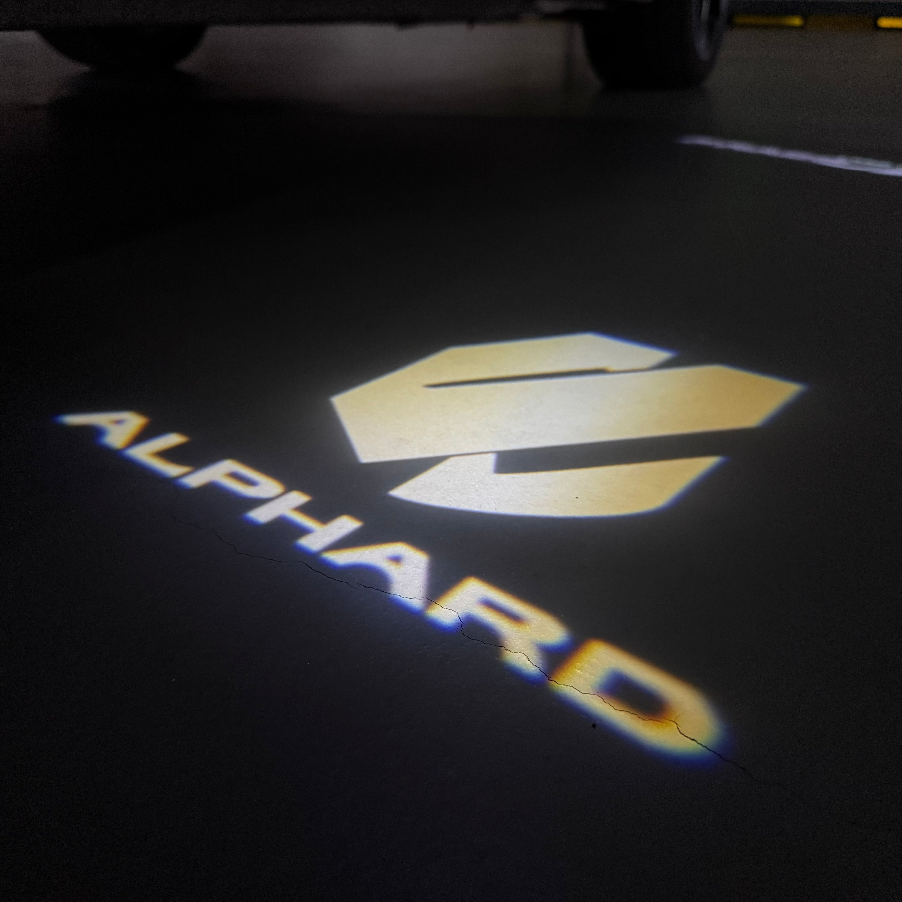 TOYOTA  ALPHARD LOGO PROJECROTR LIGHTS  (quantity 1 = 1 sets/2 door lights) Nr.0G53