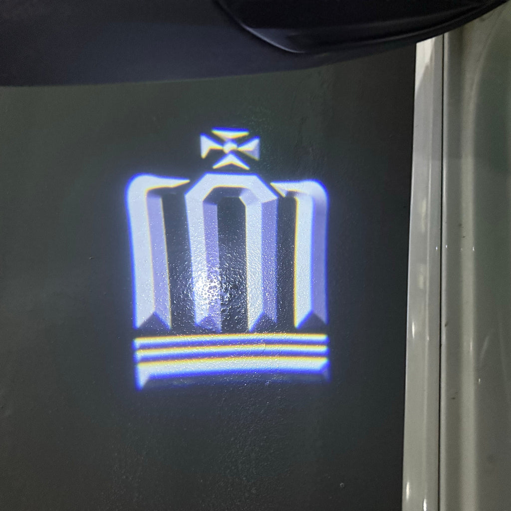 TOYOTA  CROWN  LOGO PROJECROTR LIGHTS  (quantity 1 = 1 sets/2 door lights) Nr.0GP29