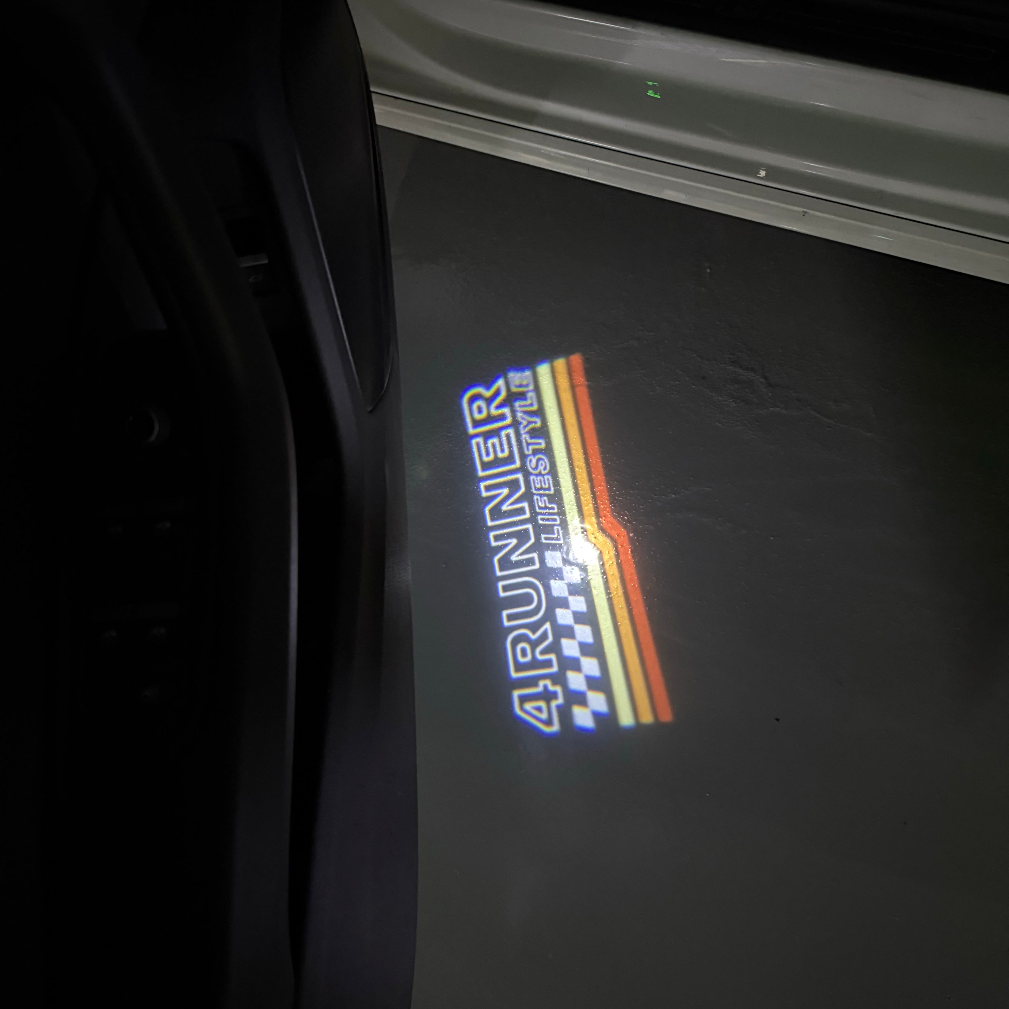 TOYOTA  4RUNNER  LOGO PROJECROTR LIGHTS  (quantity 1 = 1 sets/2 door lights) Nr.0GP03