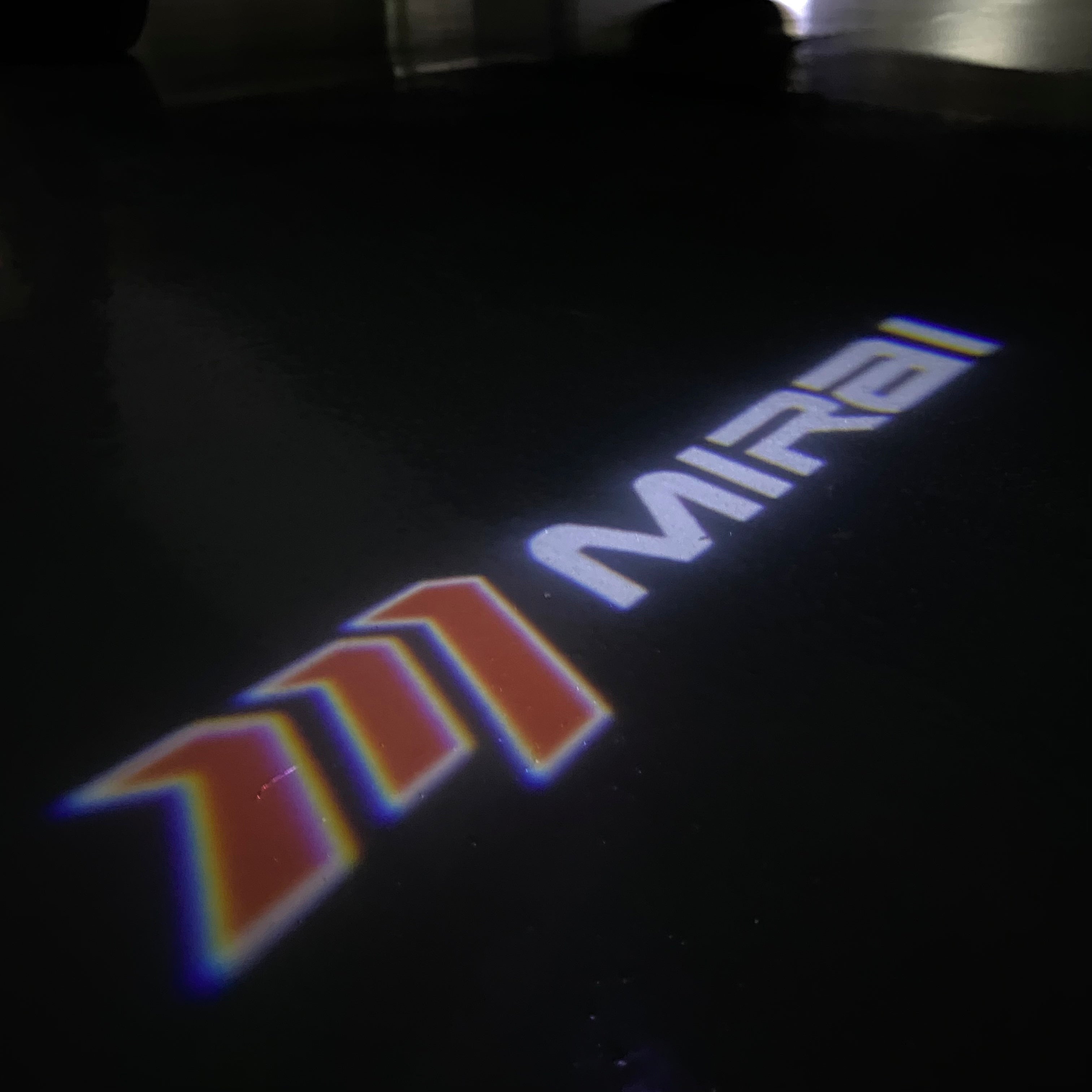 TOYOTA  MIRAI LOGO PROJECROTR LIGHTS  (quantity 1 = 1 sets/2 door lights) Nr.0G12