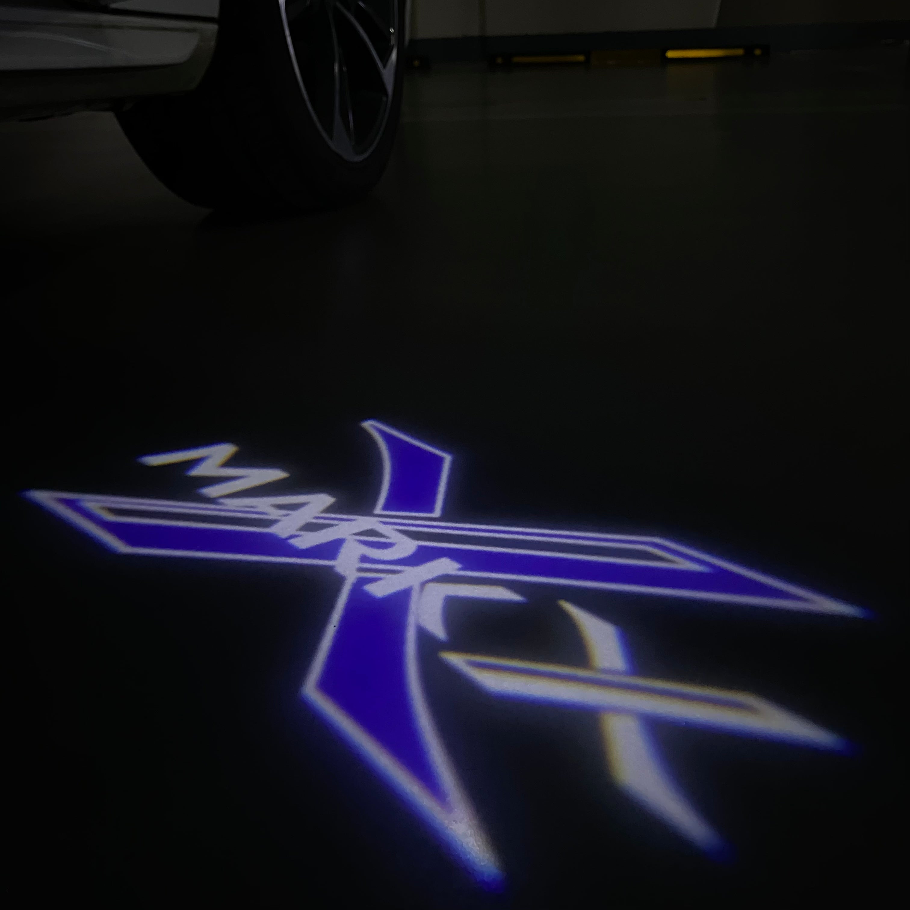 TOYOTA  MARK X  LOGO PROJECROTR LIGHTS  (quantity 1 = 1 sets/2 door lights) Nr.0G08