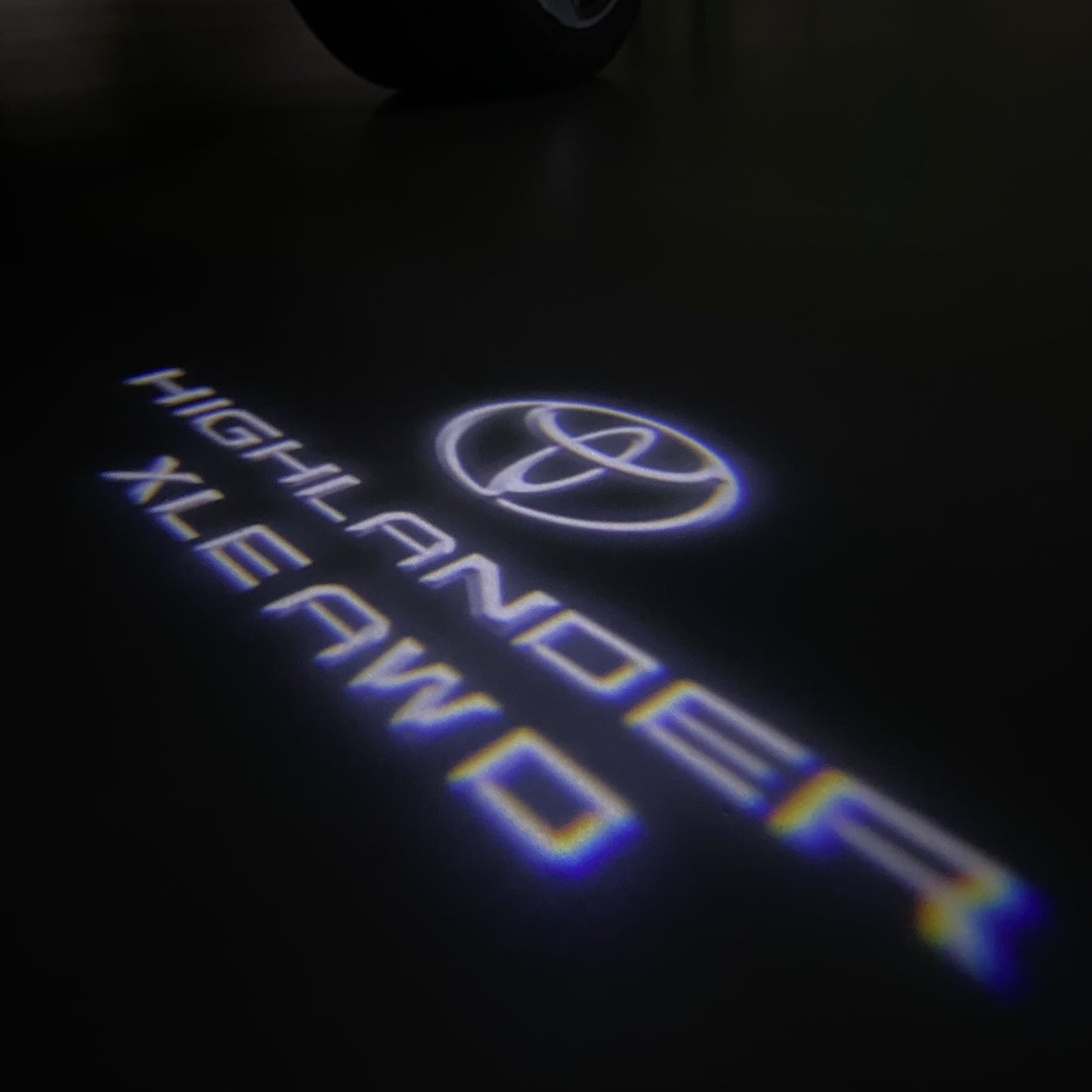 TOYOTA  HIGHLANDER LOGO PROJECROTR LIGHTS  (quantity 1 = 1 sets/2 door lights) Nr.0GP40