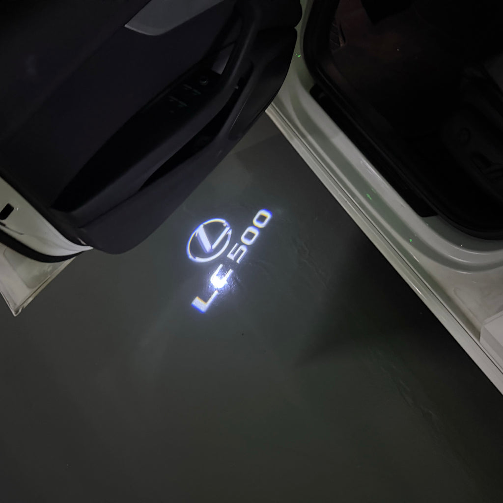 LEXUS LOGO PROJECTOR LIGHTS Nr.01 (الكمية 1 = 1 مجموعة / 2 أضواء باب)