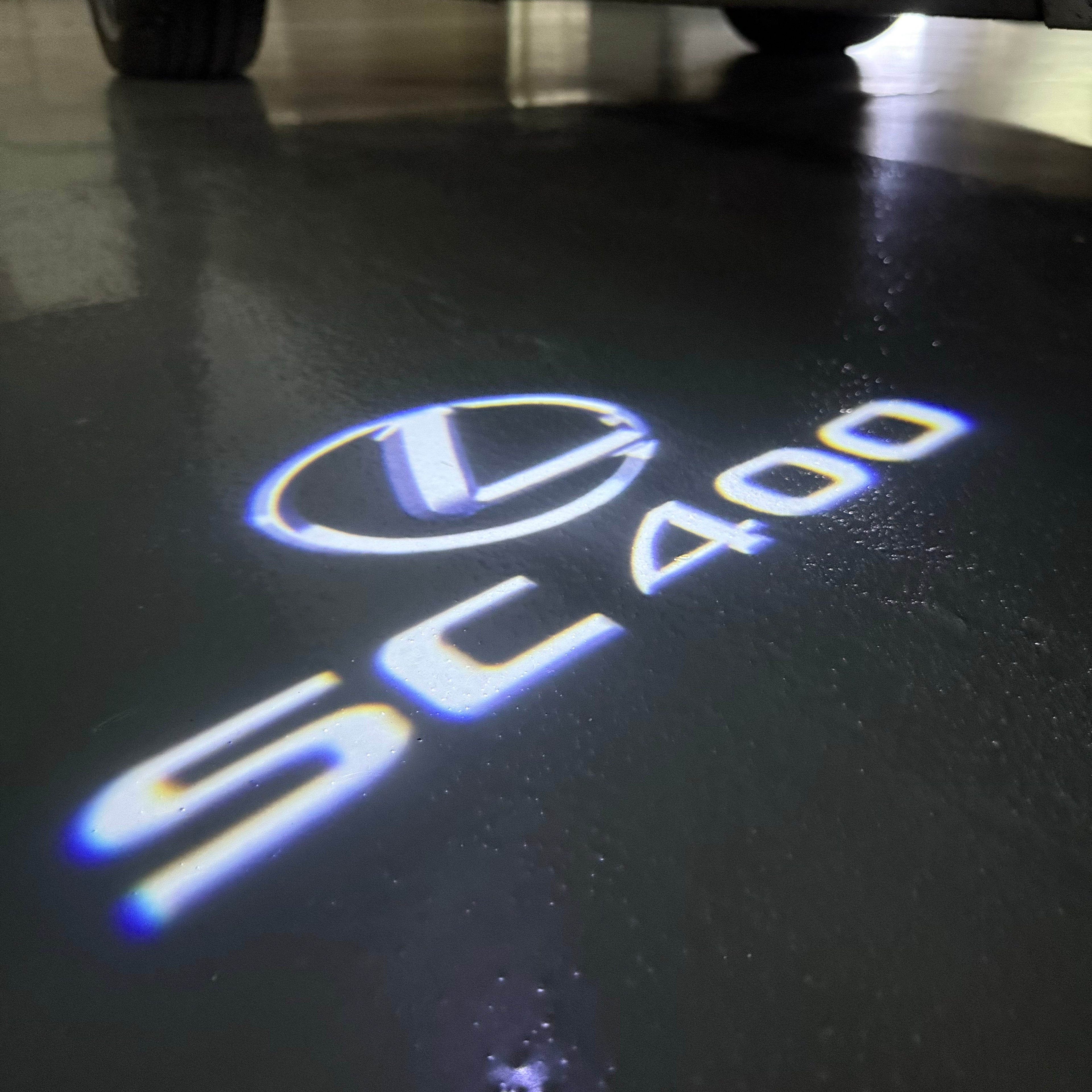 LEXUS  SC 400 LOGO PROJECROTR LIGHTS (quantity 1 = 1 sets/2 door lights)Nr.01a6