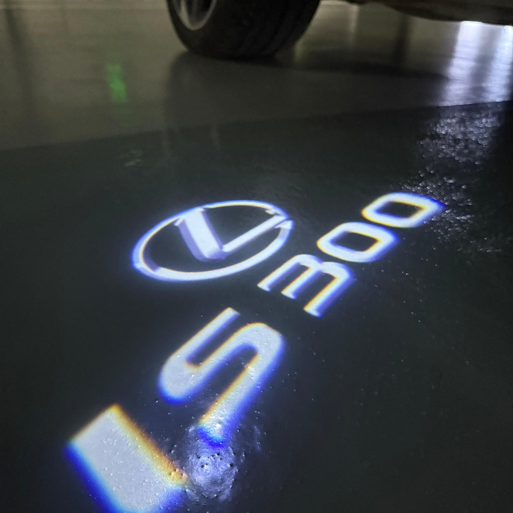 LEXUS LOGO PROJECTOR LIGHTS Nr.01 (الكمية 1 = 1 مجموعة / 2 أضواء باب)