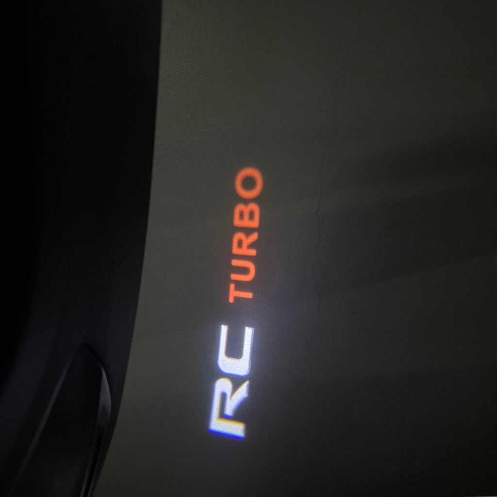 LEXUS  RC TURBO LOGO PROJECROTR LIGHTS (quantity 1 = 1 sets/2 door lights)Nr.01a20