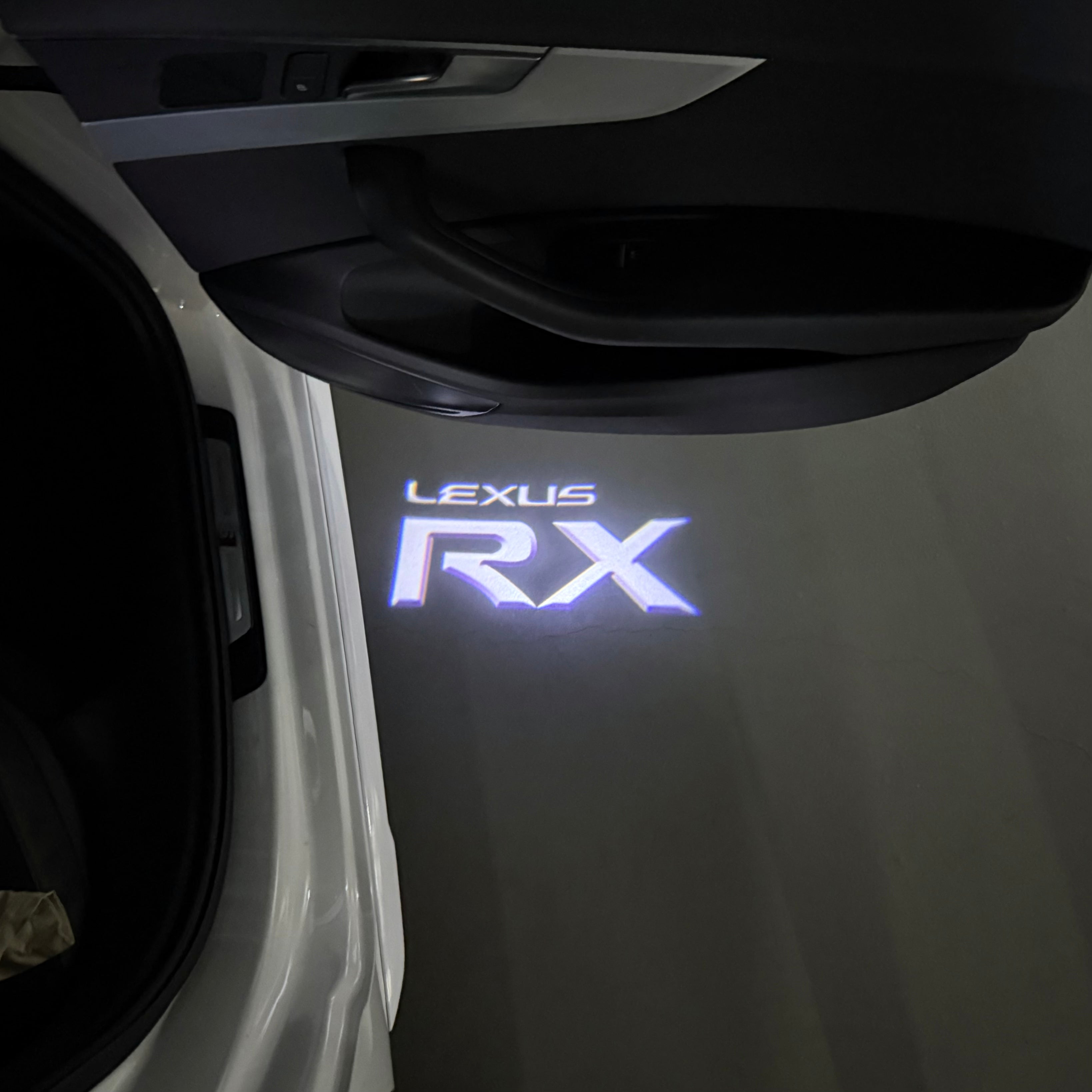 LEXUS  RX  LOGO PROJECROTR LIGHTS (quantity 1 = 1 sets/2 door lights)Nr.01a13