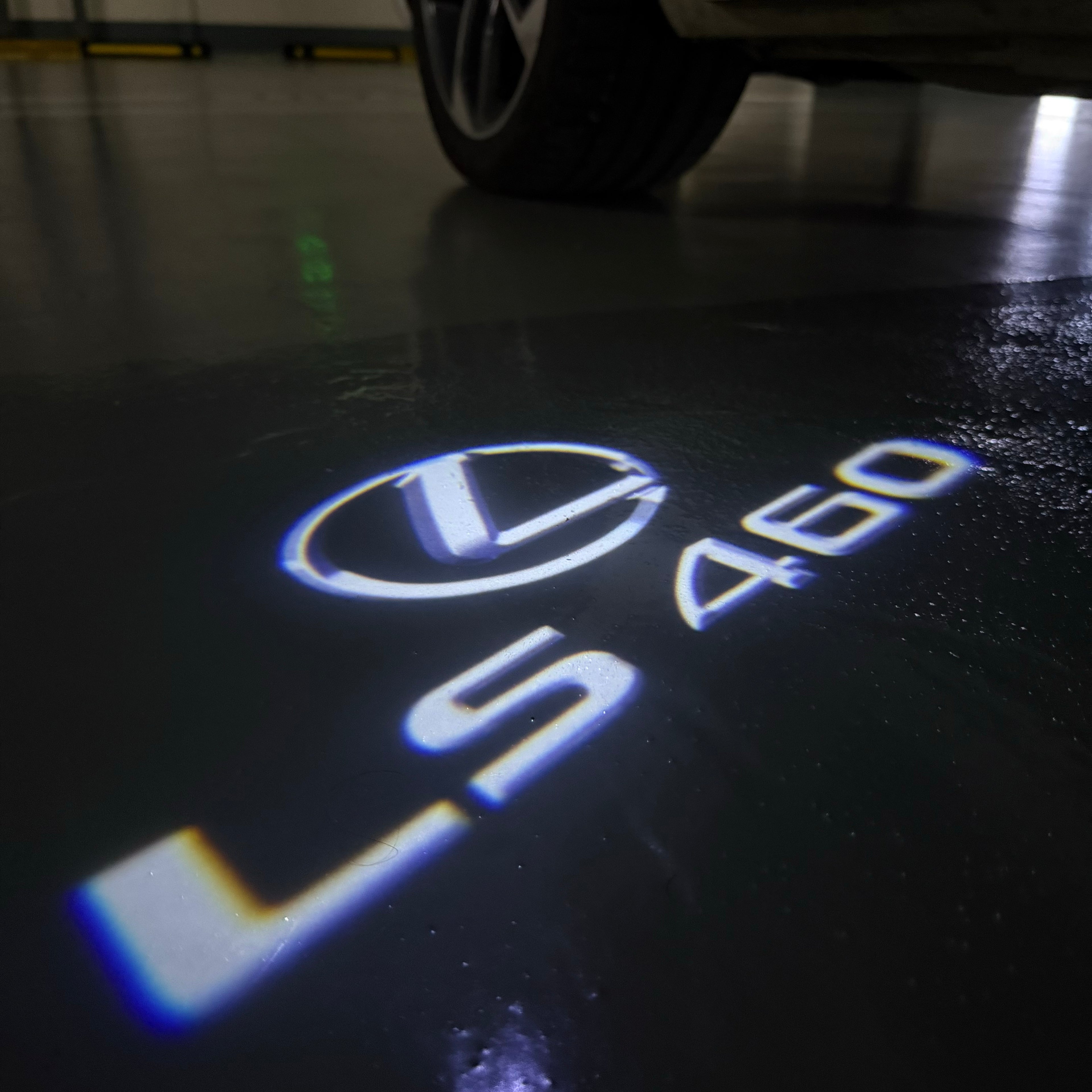 LEXUS  LS 460 LOGO PROJECROTR LIGHTS (quantity 1 = 1 sets/2 door lights)Nr.01a40
