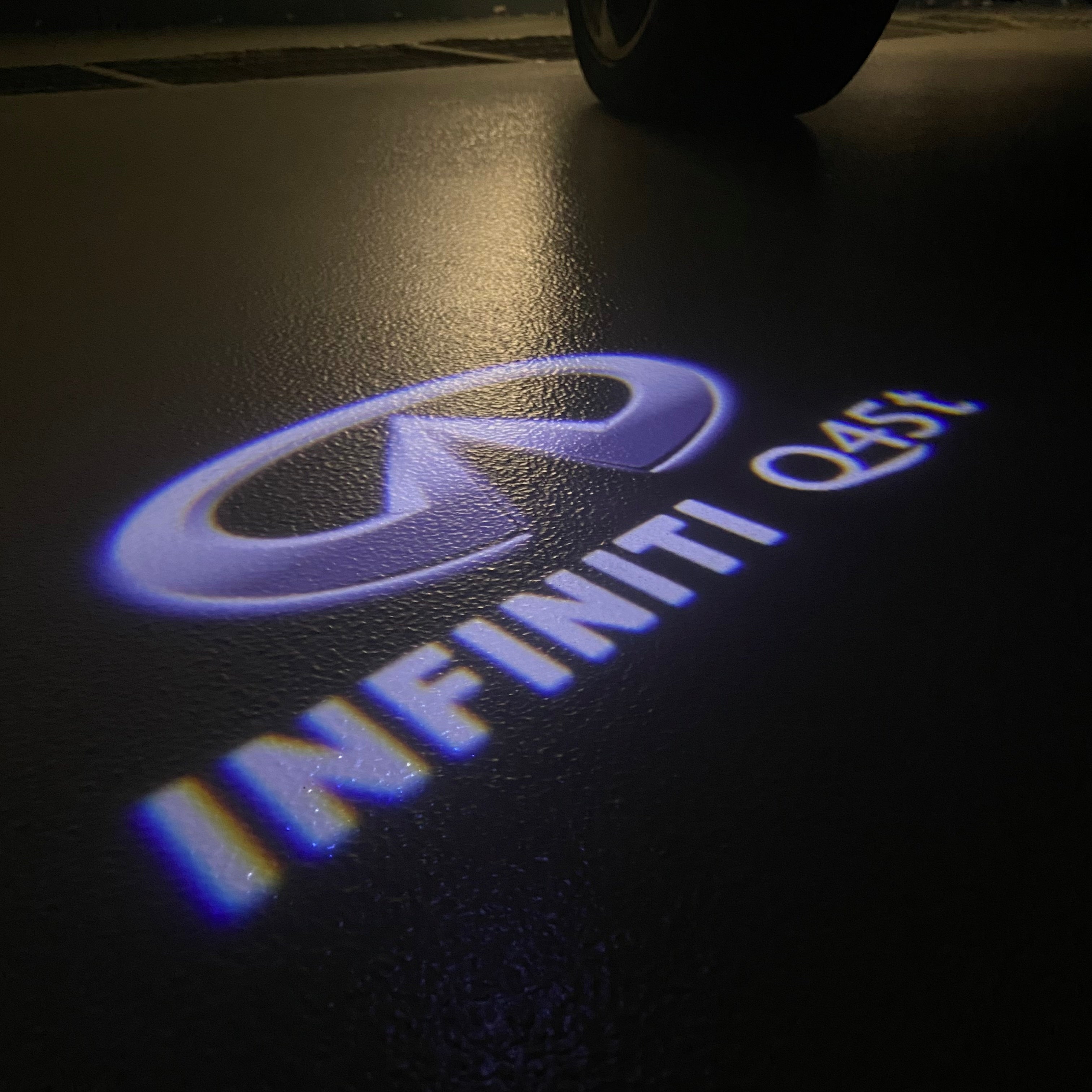 INFINITI Q45 t LOGO PROJECROTR LIGHTS Nr.80 (quantity 1 = 1 sets/2 door lights)