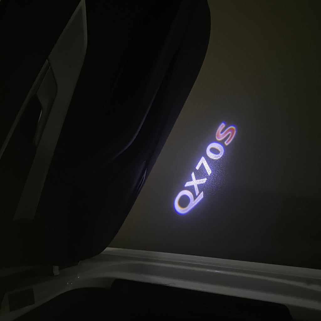 INFINITI QX70 S LOGO PROJECROTR LIGHTS Nr.67 (quantity 1 = 1 sets/2 door lights)