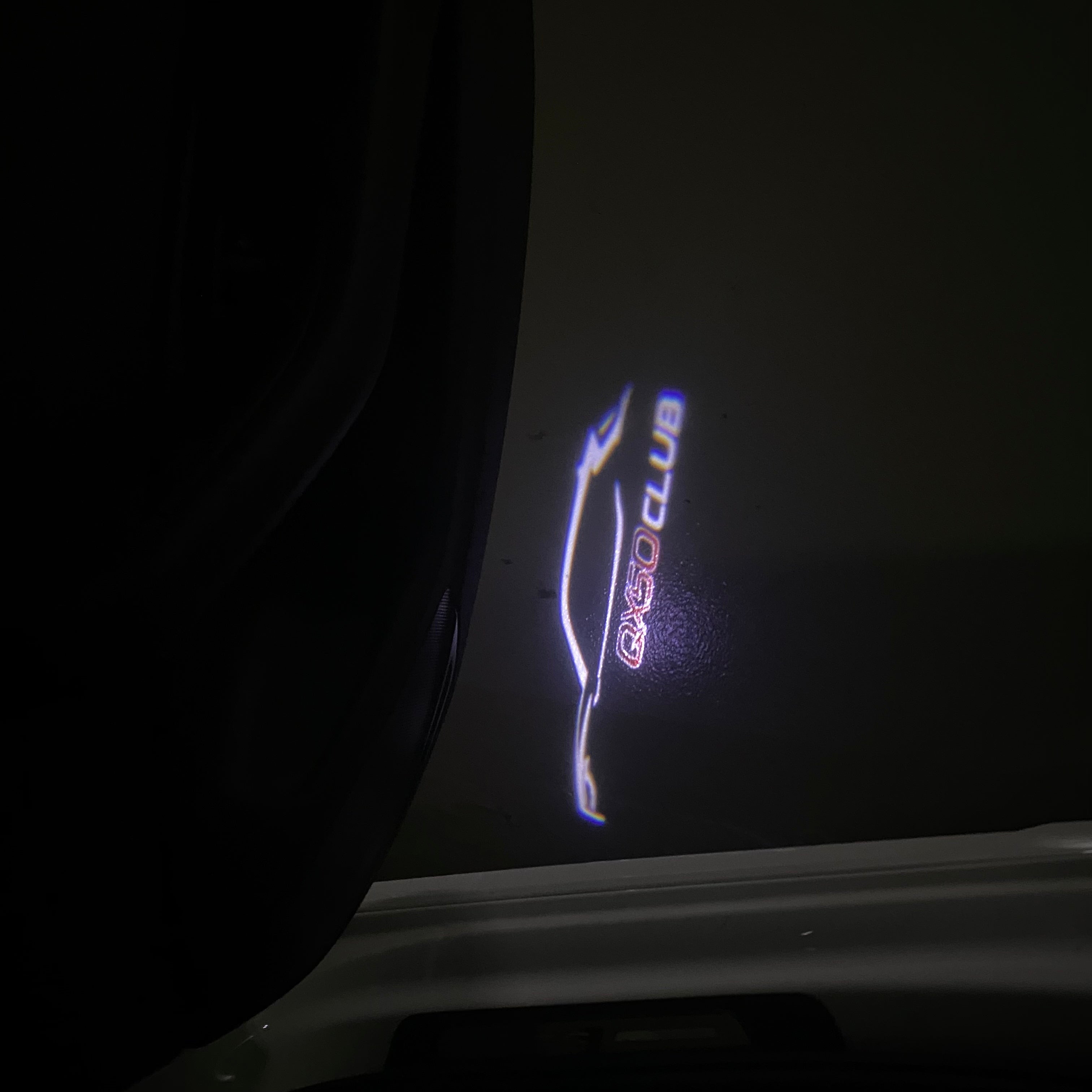 INFINITI QX50 LOGO PROJECROTR LIGHTS Nr.92 (quantity 1 = 1 sets/2 door lights)