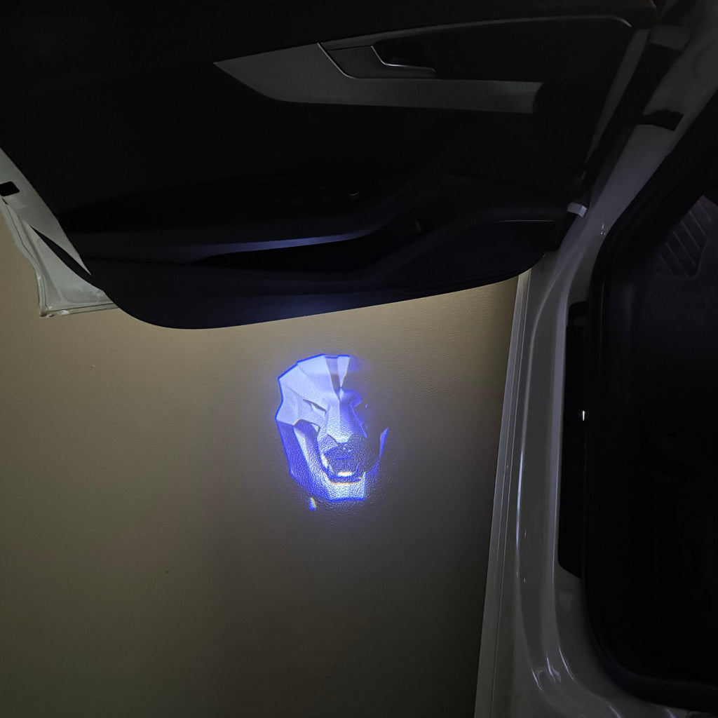 PEUGEOT  3D LOGO PROJECTOT LIGHTS (quantity 1 = 1 sets/2 door lights) Nr.6024q16