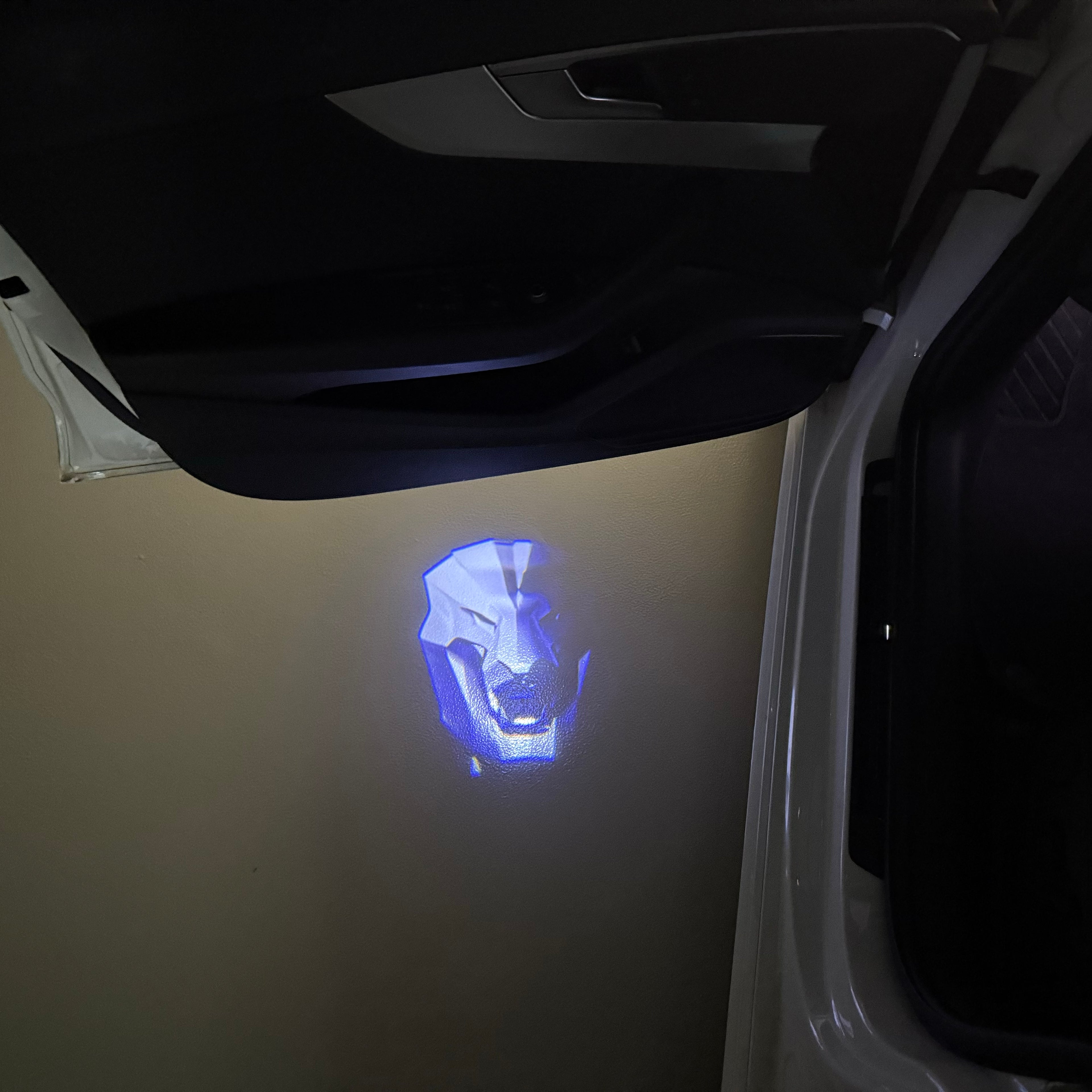 PEUGEOT  3D LOGO PROJECTOT LIGHTS (quantity 1 = 1 sets/2 door lights) Nr.6024q16