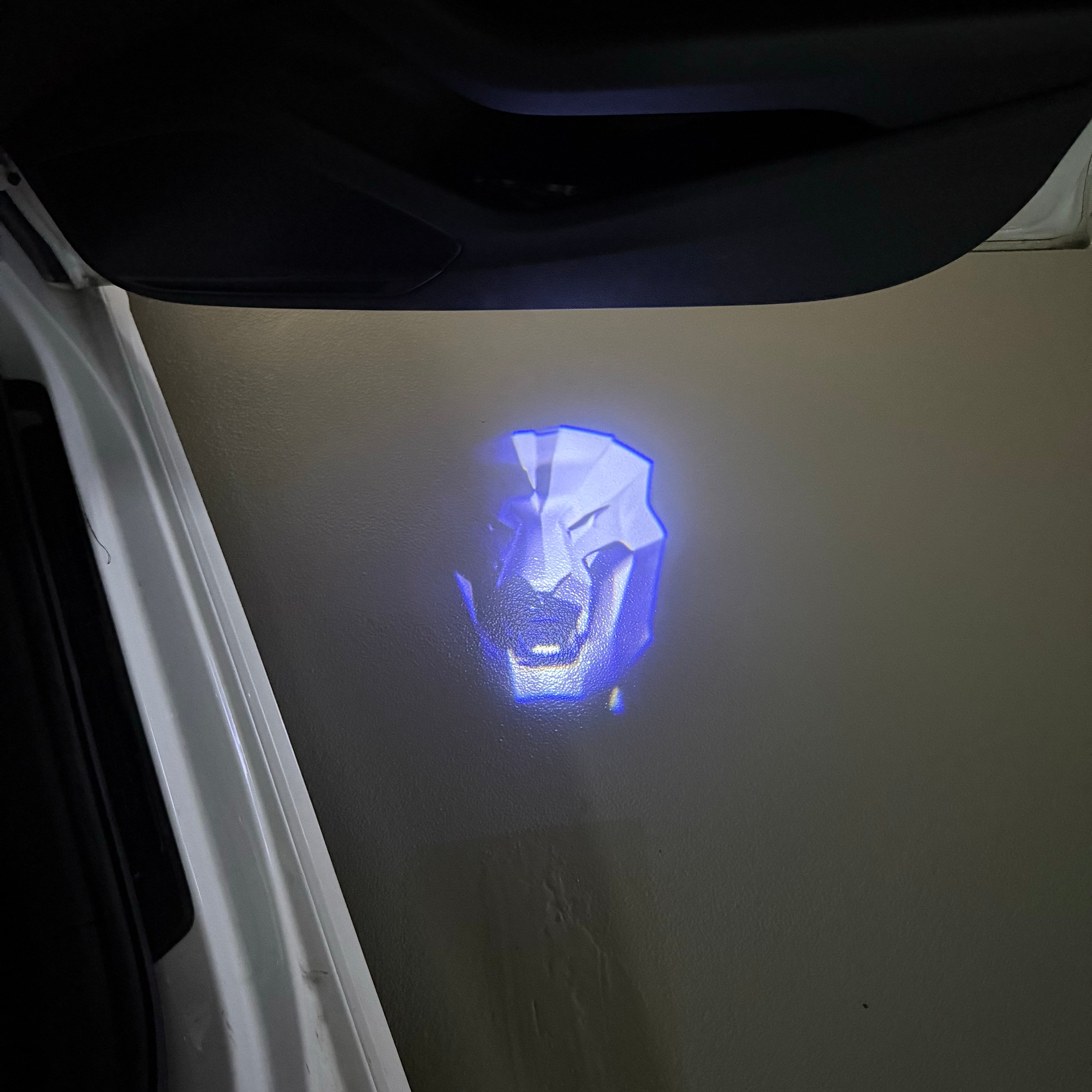 PEUGEOT  3D LOGO PROJECTOT LIGHTS (quantity 1 = 1 sets/2 door lights) Nr.6024q16