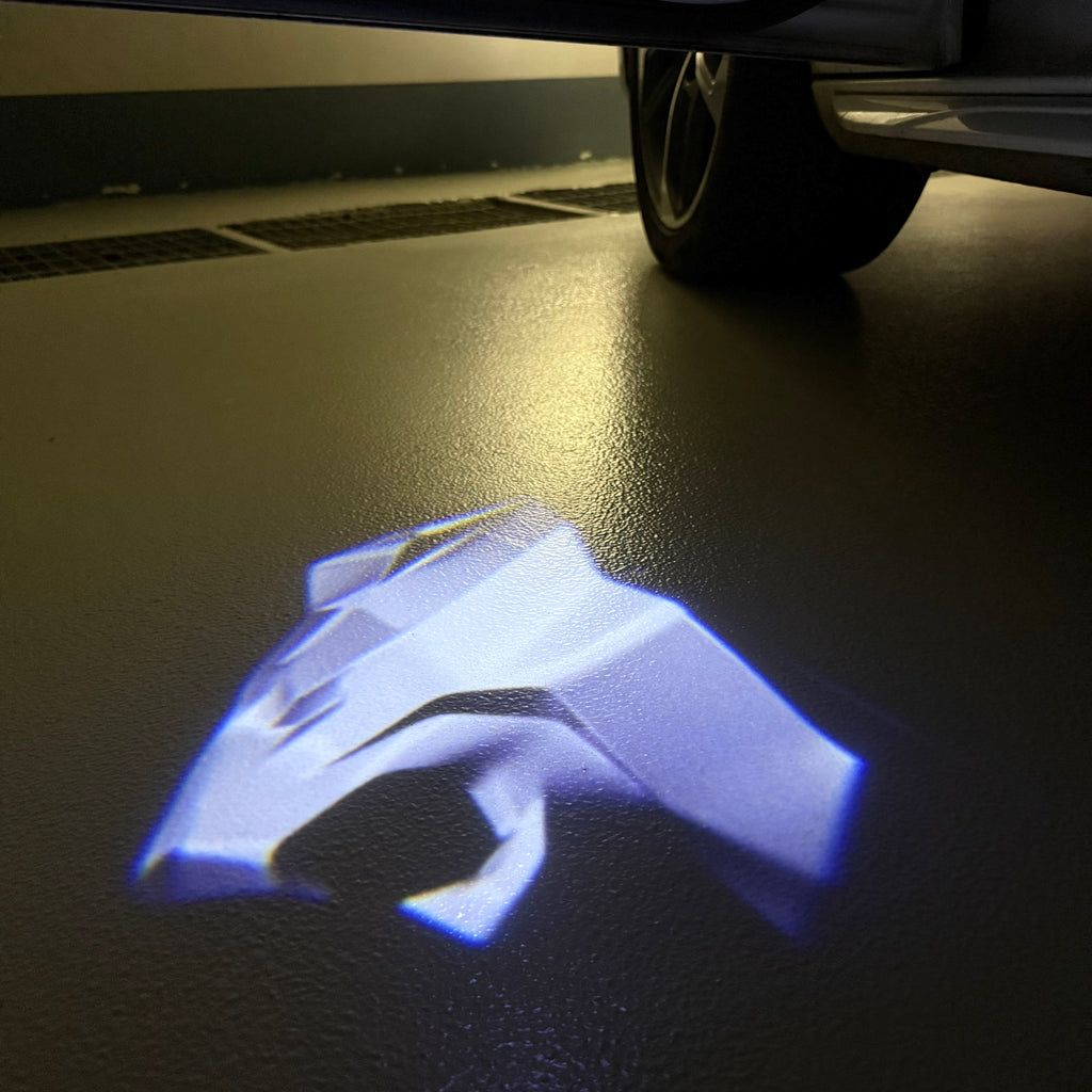 PEUGEOT 3D  LOGO PROJECTOT LIGHTS (quantity 1 = 1 sets/2 door lights) Nr.6024q15