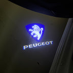 PEUGEOT ORIGINAL  LOGO PROJECTOT LIGHTS (quantity 1 = 1 sets/2 door lights) Nr.6024q70