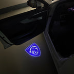 PEUGEOT ORIGINAL  LOGO PROJECTOT LIGHTS (quantity 1 = 1 sets/2 door lights) Nr.6024q74