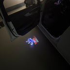 PEUGEOT  SPORT  LOGO PROJECTOT LIGHTS (quantity 1 = 1 sets/2 door lights) Nr.6024q80