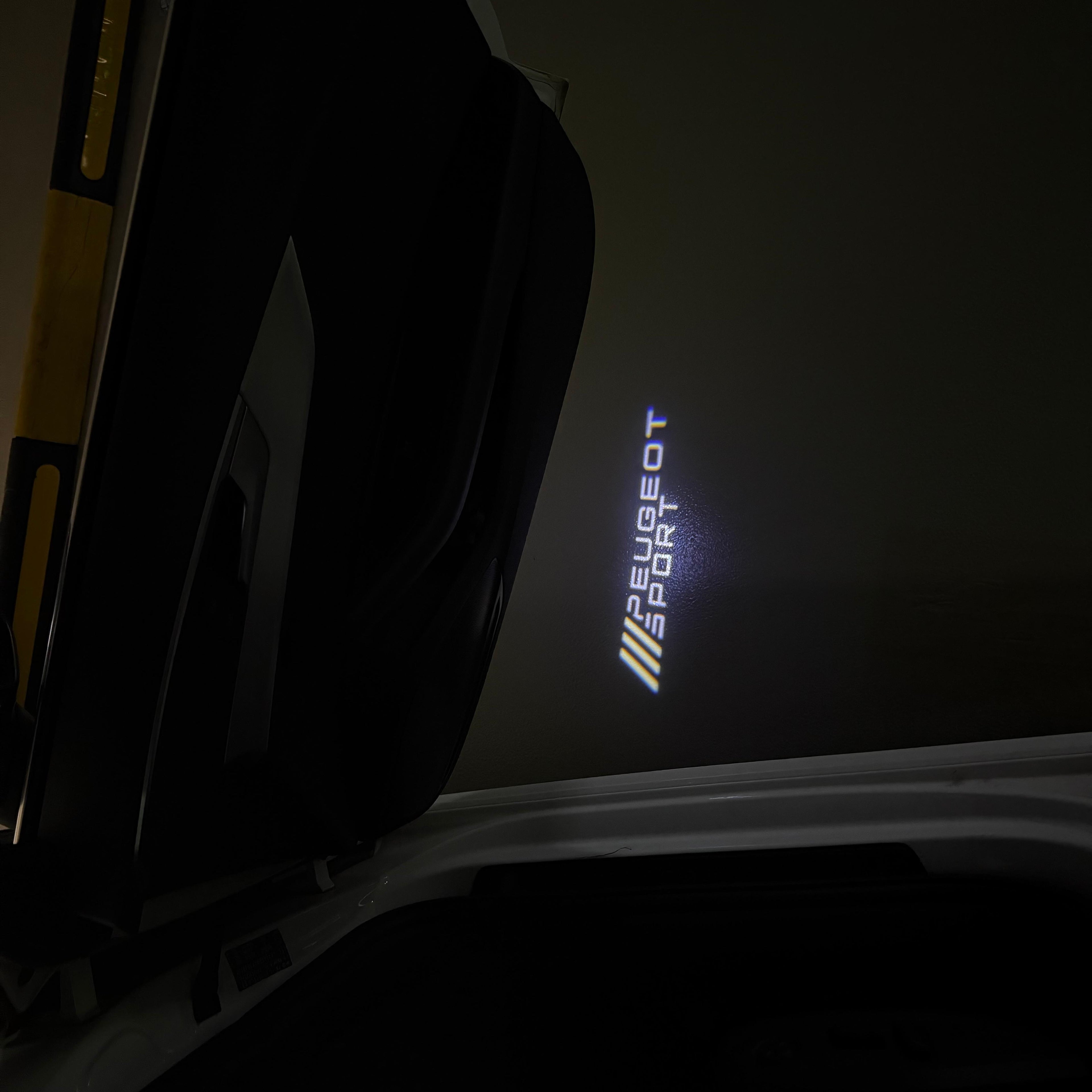 PEUGEOT SPORT  LOGO PROJECTOT LIGHTS (quantity 1 = 1 sets/2 door lights) Nr.6024q76