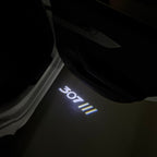 PEUGEOT  307   LOGO PROJECTOT LIGHTS (quantity 1 = 1 sets/2 door lights) Nr.6024q21