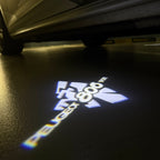 PEUGEOT  806 SPORT  LOGO PROJECTOT LIGHTS (quantity 1 = 1 sets/2 door lights) Nr.6024q58