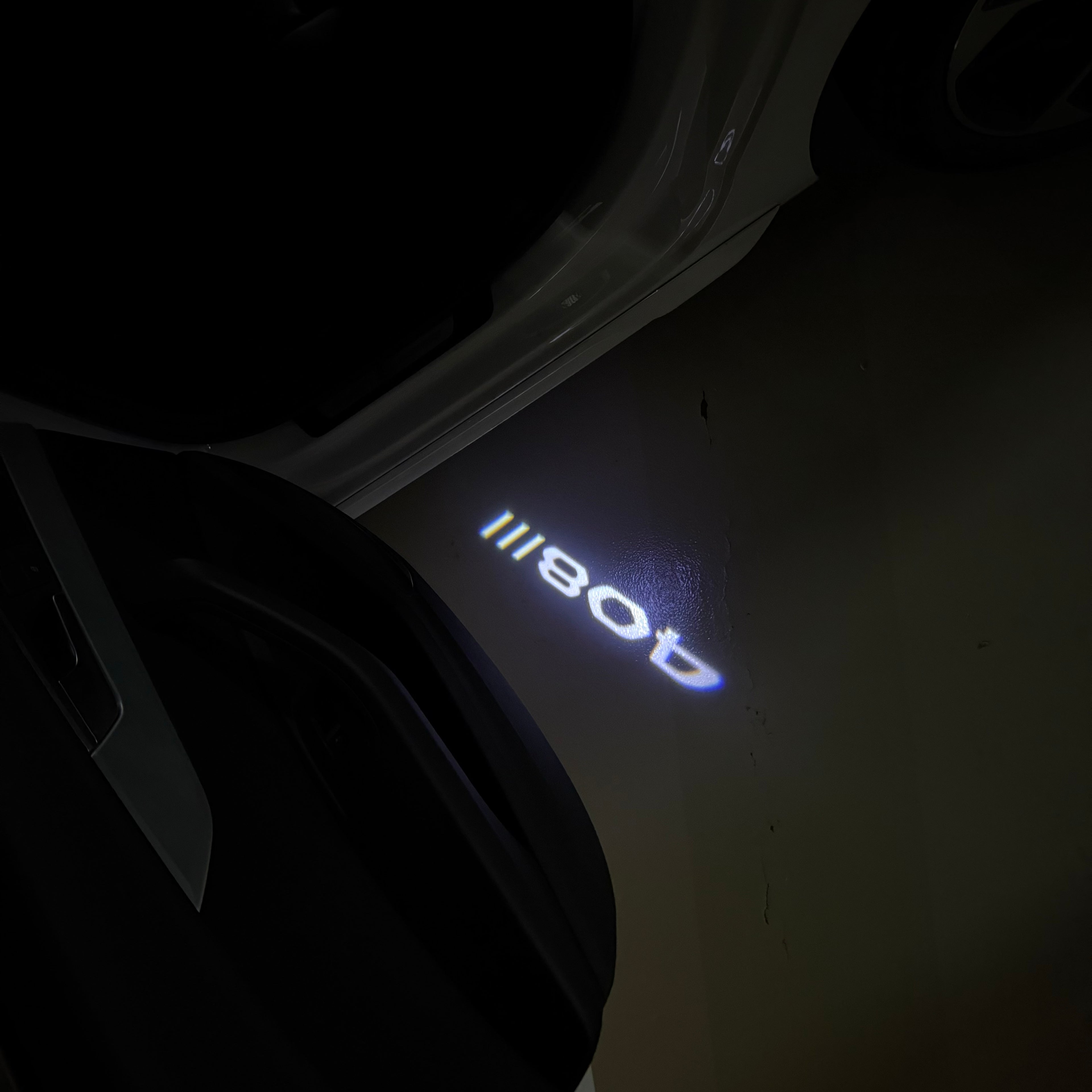 PEUGEOT 408 LOGO PROJECTOT LIGHTS (quantity 1 = 1 sets/2 door lights) Nr.6024q39