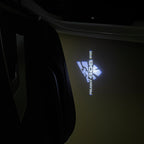 PEUGEOT   408 SPORT  LOGO PROJECTOT LIGHTS (quantity 1 = 1 sets/2 door lights) Nr.6024q43