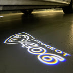 PEUGEOT  406  LOGO PROJECTOT LIGHTS (quantity 1 = 1 sets/2 door lights) Nr.6024q29