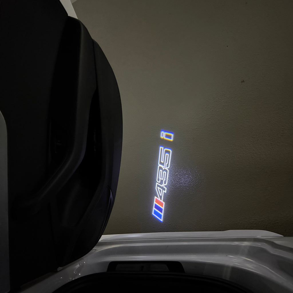 BMW 4  SERIES 435 i  LOGO PROJECTOT LIGHTS (quantity 1 = 1 sets/2 door lights) Nr.6024t35