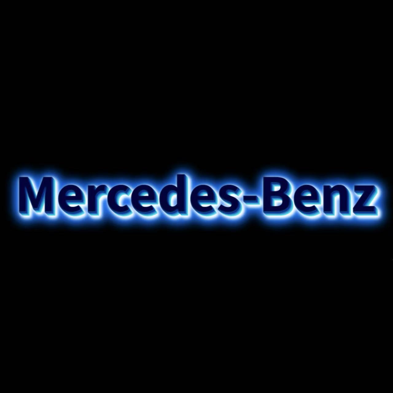MERCEDES BENZ Original LOGO PROJECTOT LIGHTS Nr.03f (quantity 1 = 1 sets/2 door lights)