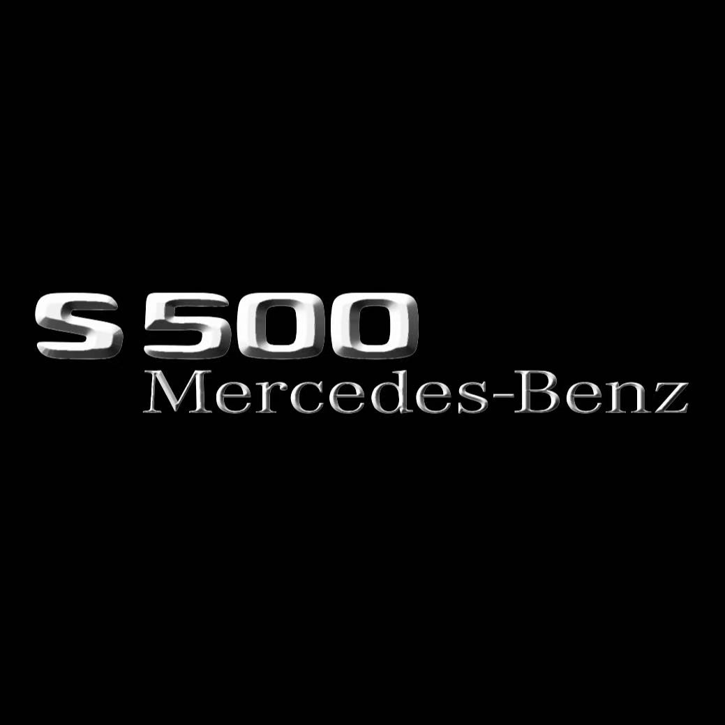MERCEDES BENZ S 500 LOGO PROJECTOR LIGHTS  (quantity 1 = 1 sets/2 door lights)Nr.03f042