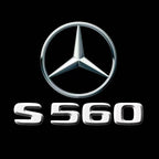 MERCEDES BENZ S 560 LOGO PROJECTOR LIGHTS  (quantity 1 = 1 sets/2 door lights)Nr.03f043