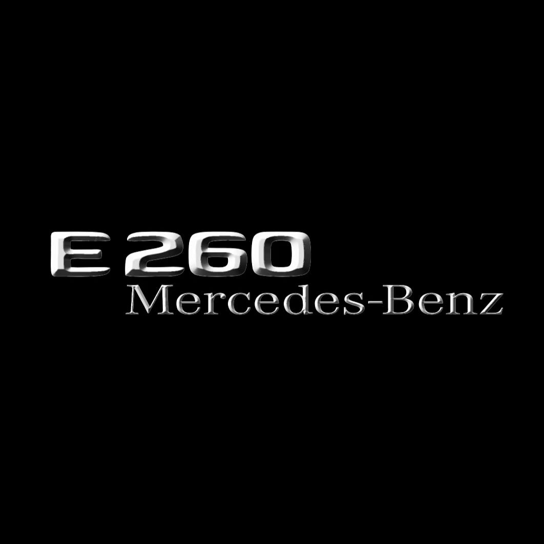 MERCEDES BENZ E 260 LOGO PROJECTOT LIGHTS  (quantity 1 = 1 sets/2 door lights)Nr.03f028