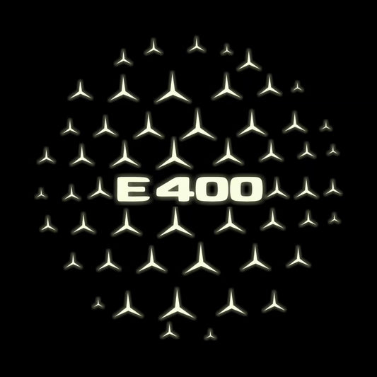 MERCEDES BENZ E 400 LOGO PROJECTOT LIGHTS  (quantity 1 = 1 sets/2 door lights)Nr.03f047
