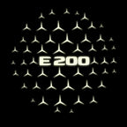 MERCEDES BENZ E 200 LOGO PROJECTOT LIGHTS  (quantity 1 = 1 sets/2 door lights)Nr.03f015