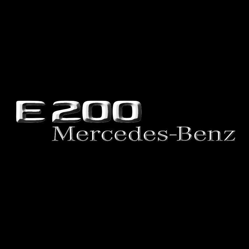 MERCEDES BENZ E 200 LOGO PROJECTOT LIGHTS  (quantity 1 = 1 sets/2 door lights)Nr.03f016