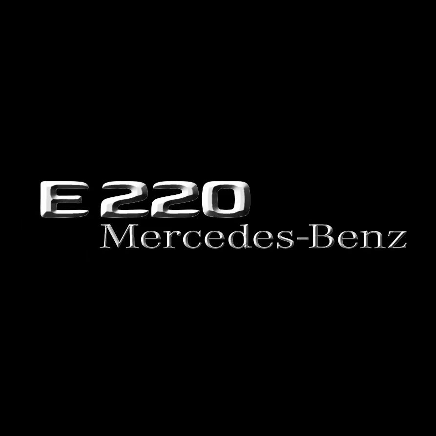 MERCEDES BENZ E 220 LOGO PROJECTOT LIGHTS  (quantity 1 = 1 sets/2 door lights)Nr.03f018