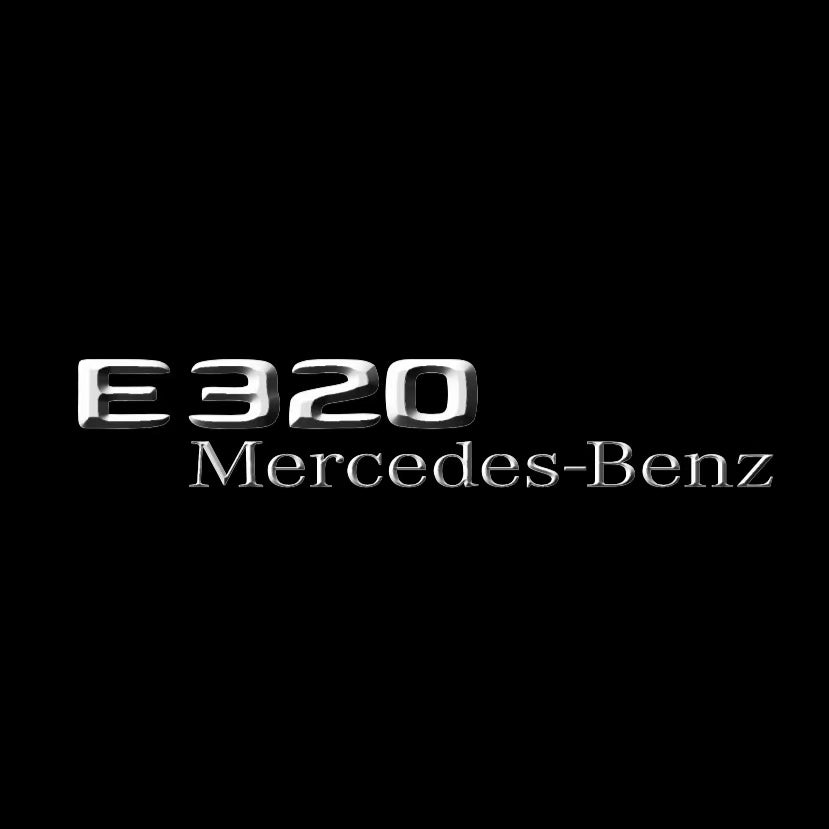 MERCEDES BENZ E 320 LOGO PROJECTOT LIGHTS  (quantity 1 = 1 sets/2 door lights)Nr.03f038