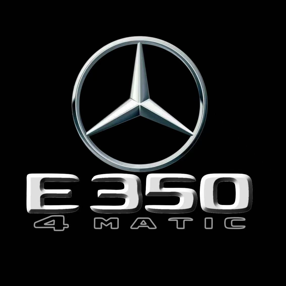MERCEDES BENZ E 350 LOGO PROJECTOT LIGHTS  (quantity 1 = 1 sets/2 door lights)Nr.03f041
