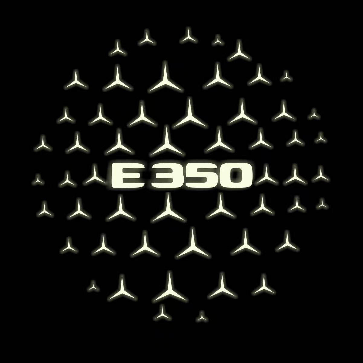 MERCEDES BENZ E 350 LOGO PROJECTOT LIGHTS  (quantity 1 = 1 sets/2 door lights)Nr.03f043