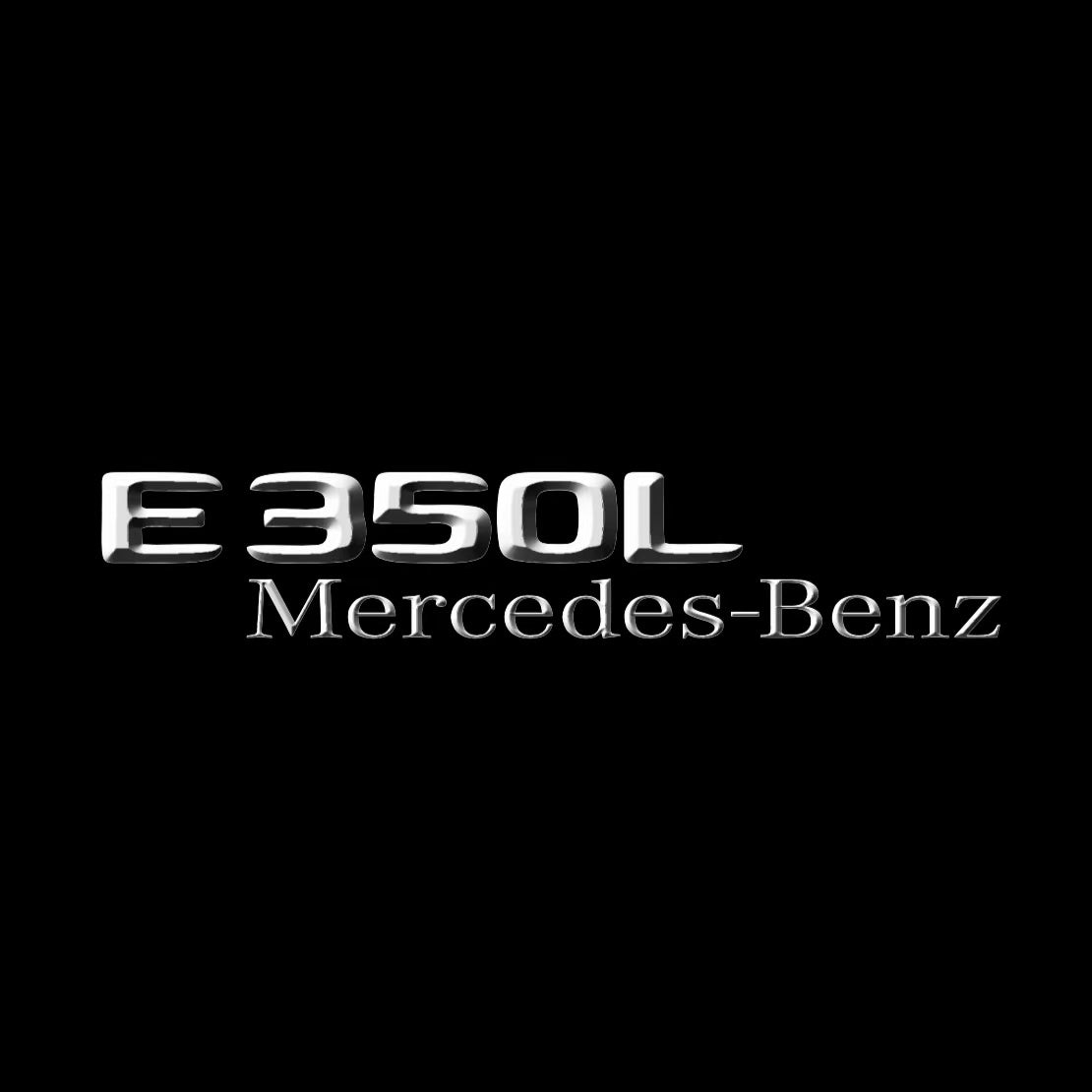 MERCEDES BENZ E 350L LOGO PROJECTOT LIGHTS  (quantity 1 = 1 sets/2 door lights)Nr.03f044