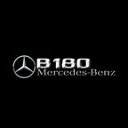 MERCEDES BENZ  B180  LOGO PROJECTOT LIGHTS  (quantity 1 = 1 sets/2 door lights)Nr.03f013
