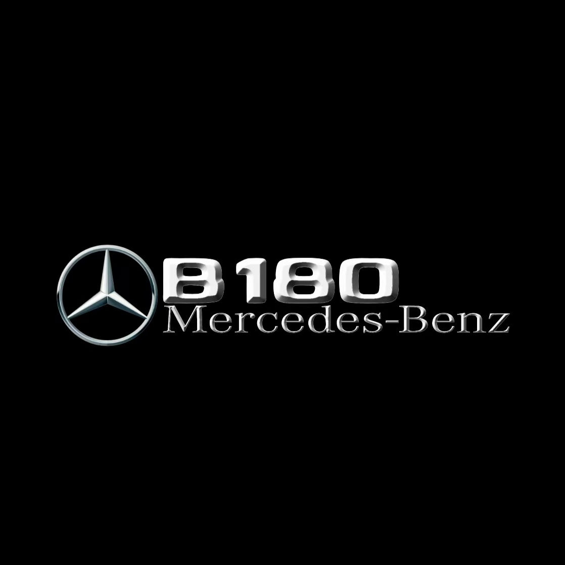 MERCEDES BENZ  B180  LOGO PROJECTOT LIGHTS  (quantity 1 = 1 sets/2 door lights)Nr.03f013