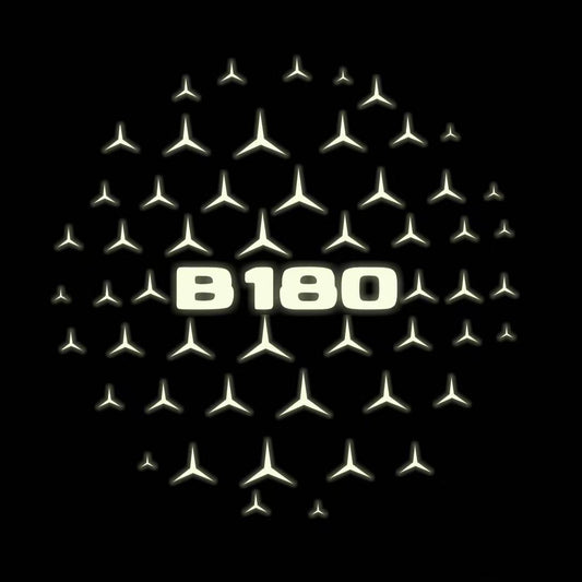 MERCEDES BENZ  B180  LOGO PROJECTOT LIGHTS  (quantity 1 = 1 sets/2 door lights)Nr.03f012