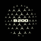 MERCEDES BENZ  B200  LOGO PROJECTOT LIGHTS  (quantity 1 = 1 sets/2 door lights)Nr.03f09