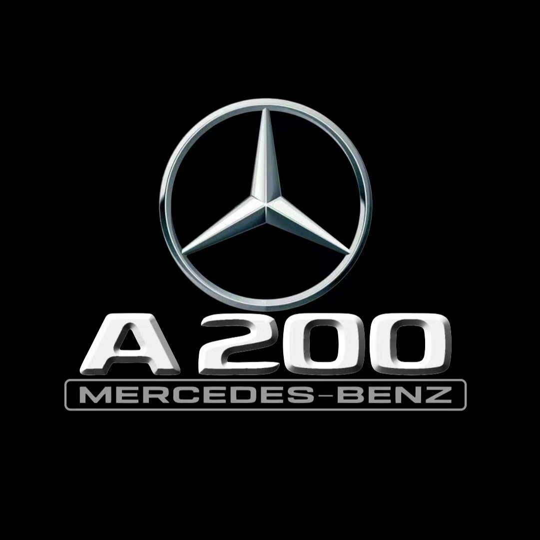 MERCEDES BENZ  A200  LOGO PROJECTOR LIGHTS  (quantity 1 = 1 sets/2 door lights)Nr.03f011