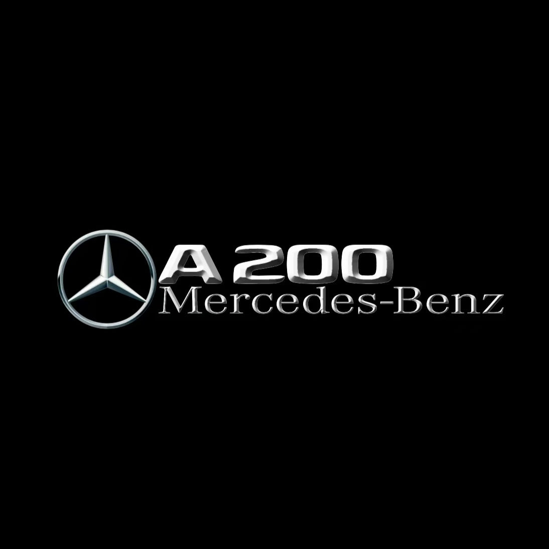 MERCEDES BENZ  A200  LOGO PROJECTOR LIGHTS  (quantity 1 = 1 sets/2 door lights)Nr.03f010
