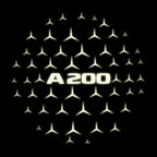 MERCEDES BENZ   A200  LOGO PROJECTOR LIGHTS  (quantity 1 = 1 sets/2 door lights)Nr.03f09