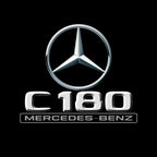 MERCEDES BENZ C 180 LOGO PROJECTOT LIGHTS  (quantity 1 = 1 sets/2 door lights)Nr.03f019