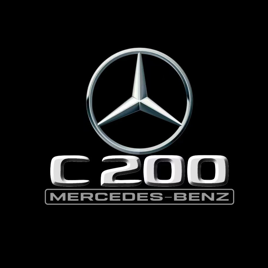 MERCEDES BENZ  C 200  LOGO PROJECTOT LIGHTS  (quantity 1 = 1 sets/2 door lights)Nr.03f021